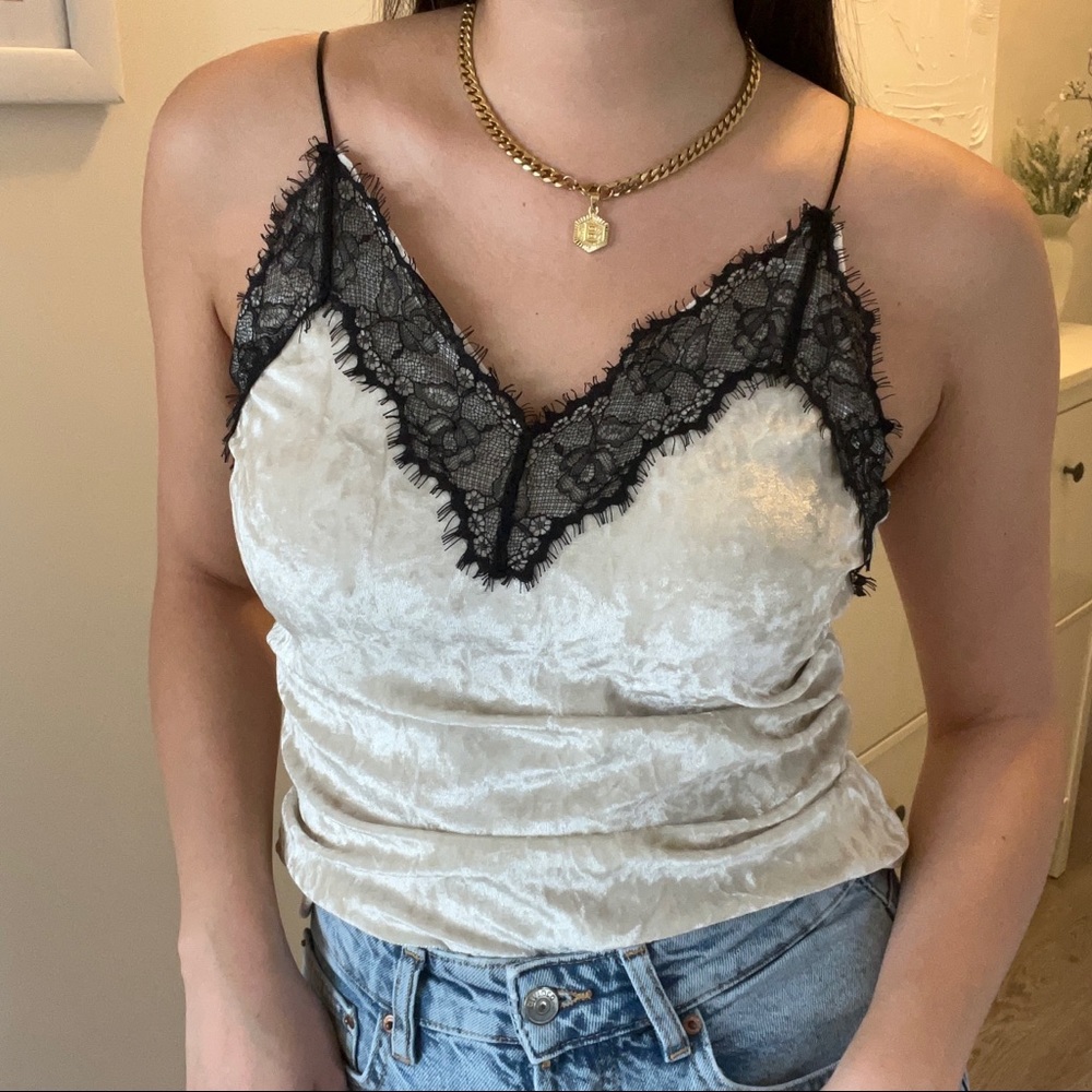Velvet Lace Top